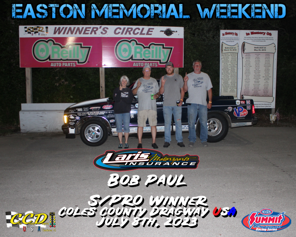 Bob Paul S/Pro Win July 8, 2023