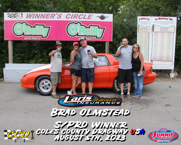 Brad Olmstead S/Pro Win August 5, 2023