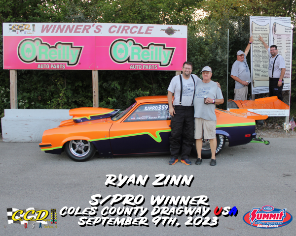 Ryan Zinn S/Pro Win September 9, 2023