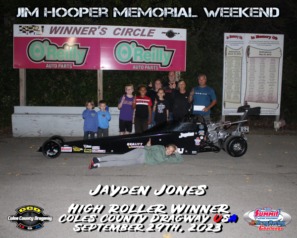 Jayden Jones High Roller Win September 29, 2023