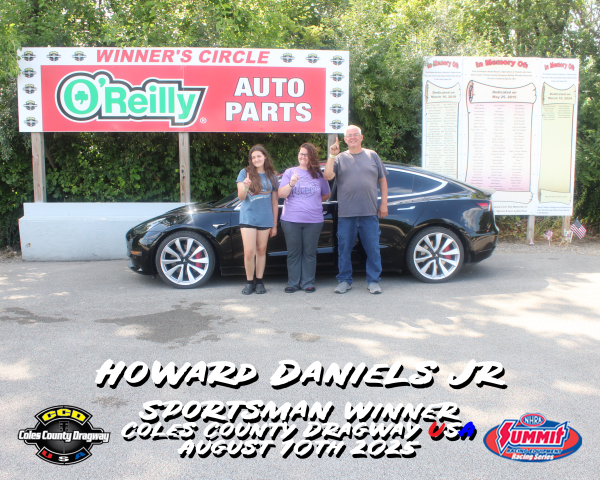 Sportsman Winner - Howard Daniels Jr.