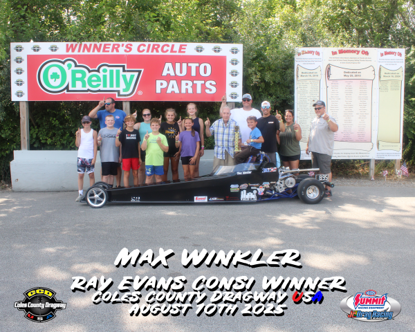 Ray Evans Consi Winner - Max Winkler