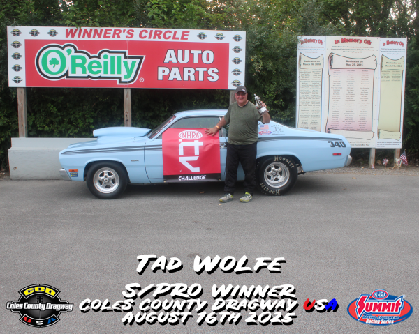 S/Pro Winner - Tad Wolfe