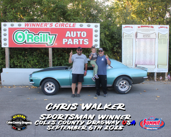 Sportsman Winner - Chris Walker