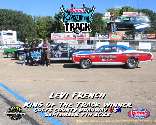 2025 NHRA King of the Track Winner - Levi French