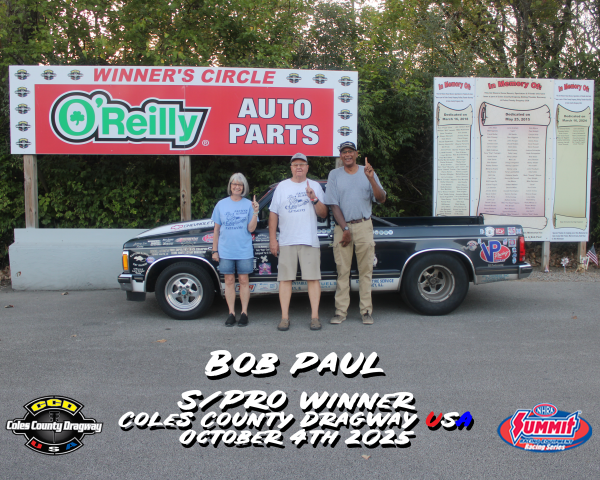 S/Pro Winner - Bob Paul