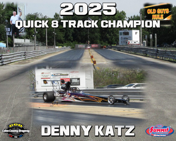 2025 Quick Series Champion - Denny Katz