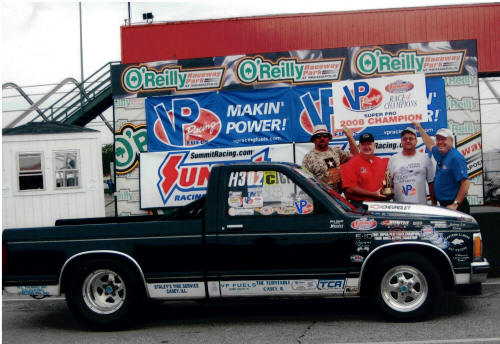 Bob Paul winning 2008 VP Race of Champions at Indy