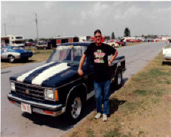 BP in front of the one of the winningest Hot Rods at CCD