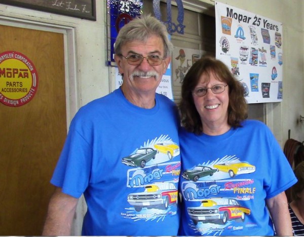 Jim & Cathy during the 25th & Final Infamous Mopar Reunion, Car Show & Swap Meet