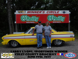 Larry Lyons CCD Winner Circle Picture from 2011