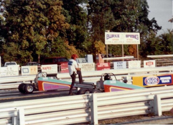 Ray on the starting line with a couple of the 1st Jr's at CCD
