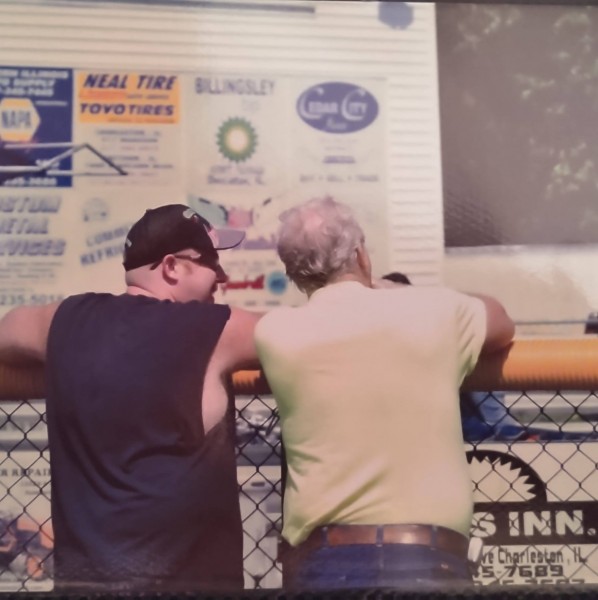 Sam English & son Jason on the line at CCD